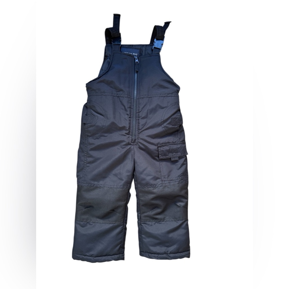 London Fog Toddle Girl’s Boy’s bib overall snow pants Black Size 3T Gorpcore Kid